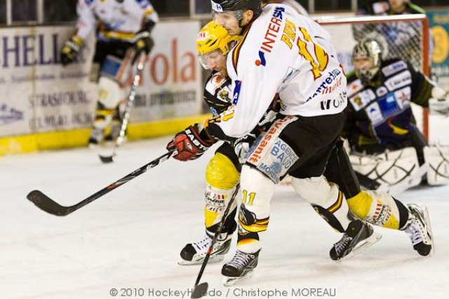 Photo hockey match Strasbourg  - Morzine-Avoriaz le 03/12/2010