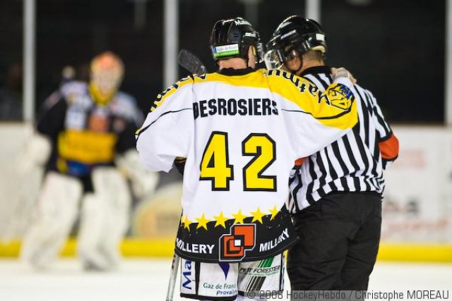 Photo hockey match Strasbourg  - Rouen le 27/09/2008