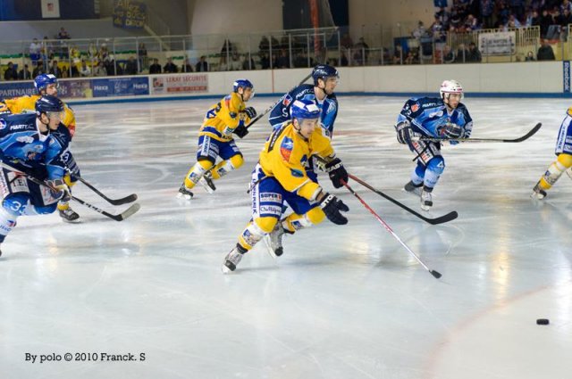 Photo hockey match Angers  - Dijon  le 11/12/2010