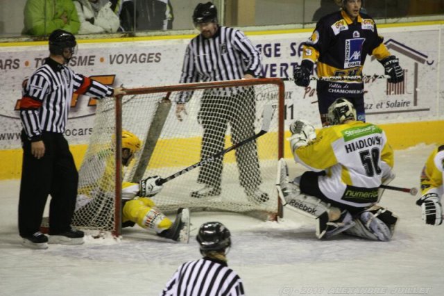 Photo hockey match Chamonix  - Strasbourg  le 11/12/2010