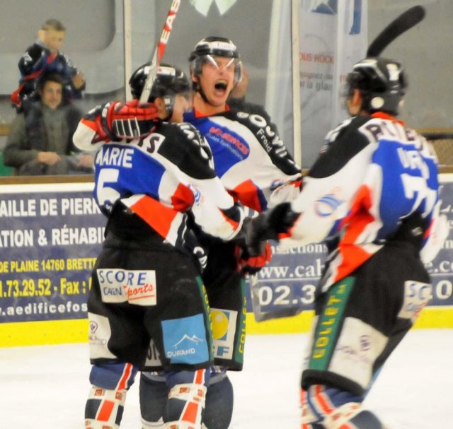 Photo hockey match Caen  - Mont-Blanc le 11/12/2010