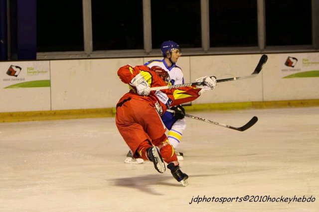 Photo hockey match Orléans - Wasquehal Lille le 11/12/2010