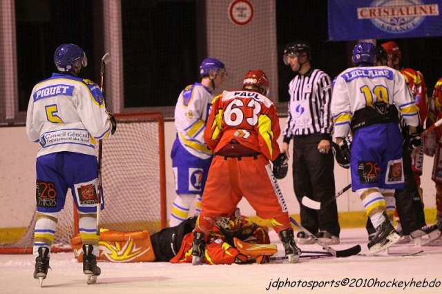 Photo hockey match Orléans - Wasquehal Lille le 11/12/2010