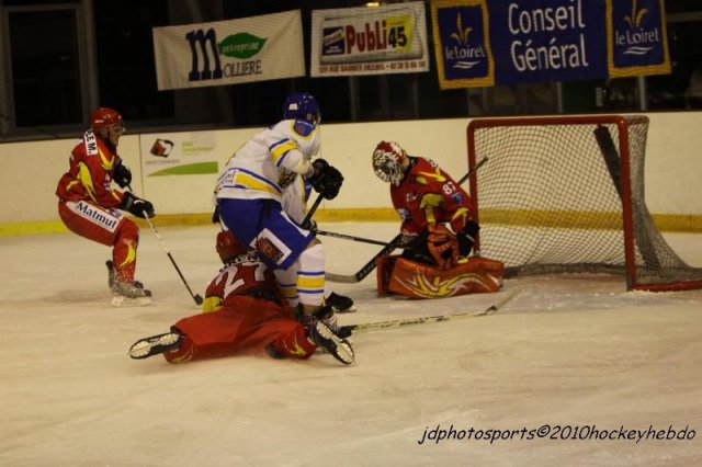 Photo hockey match Orléans - Wasquehal Lille le 11/12/2010