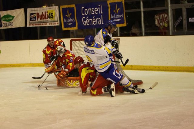 Photo hockey match Orléans - Wasquehal Lille le 11/12/2010