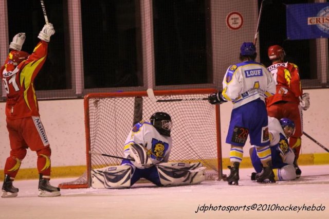 Photo hockey match Orléans - Wasquehal Lille le 11/12/2010