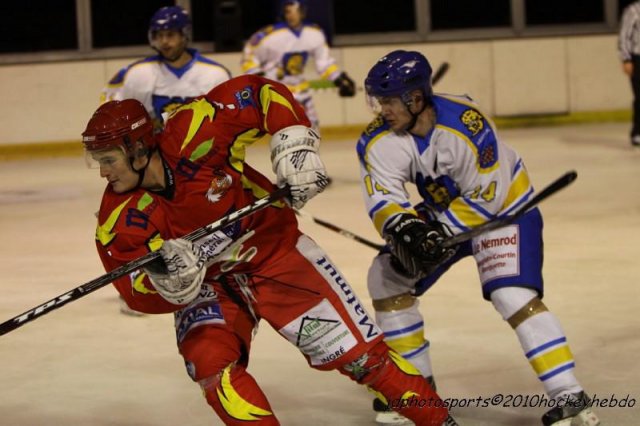Photo hockey match Orléans - Wasquehal Lille le 11/12/2010