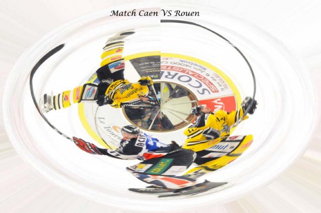 Photo hockey match Caen  - Rouen le 21/12/2010