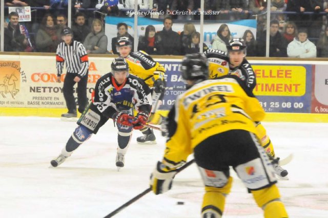Photo hockey match Caen  - Rouen le 21/12/2010