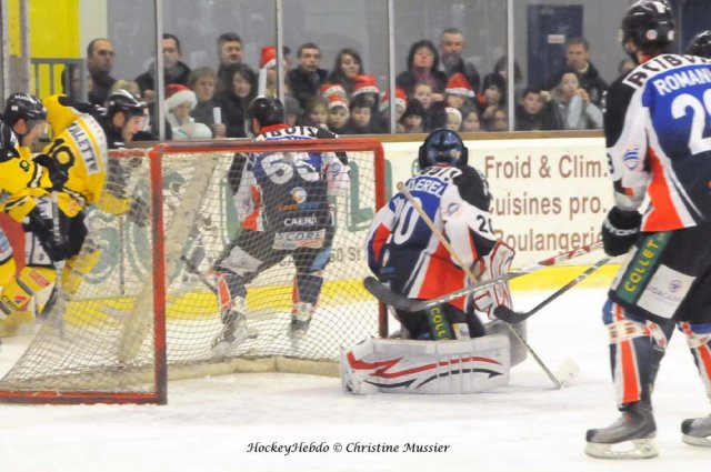 Photo hockey match Caen  - Rouen le 21/12/2010