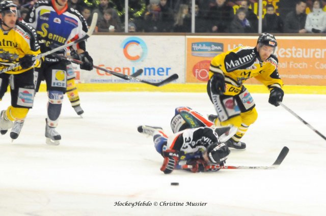 Photo hockey match Caen  - Rouen le 21/12/2010