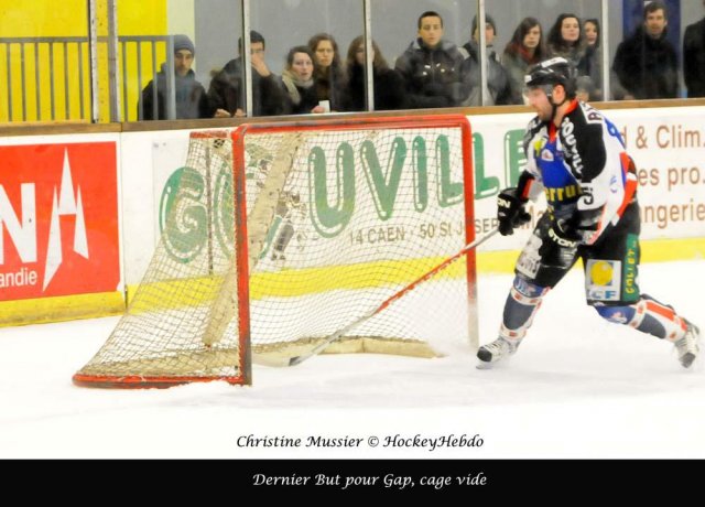 Photo hockey match Caen  - Gap  le 30/12/2010