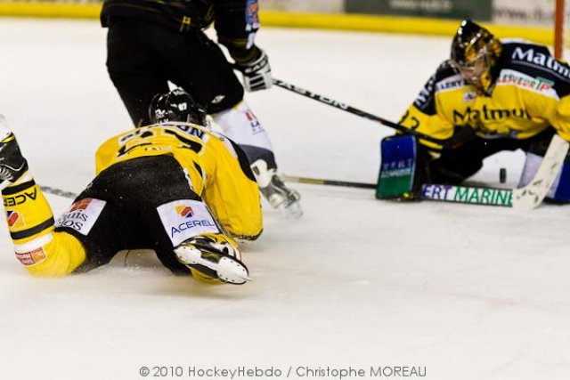 Photo hockey match Strasbourg  - Rouen le 04/01/2011