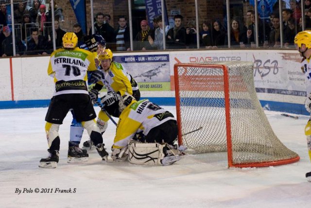 Photo hockey match Angers  - Strasbourg  le 15/01/2011
