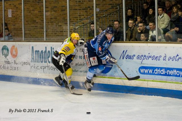 Photo hockey match Angers  - Strasbourg  le 15/01/2011