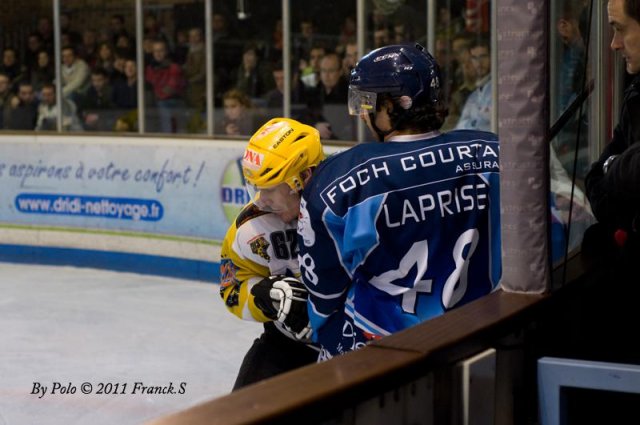 Photo hockey match Angers  - Strasbourg  le 15/01/2011