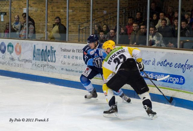Photo hockey match Angers  - Strasbourg  le 15/01/2011