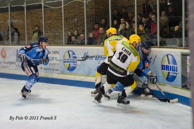 Photo hockey match Angers  - Strasbourg  le 15/01/2011