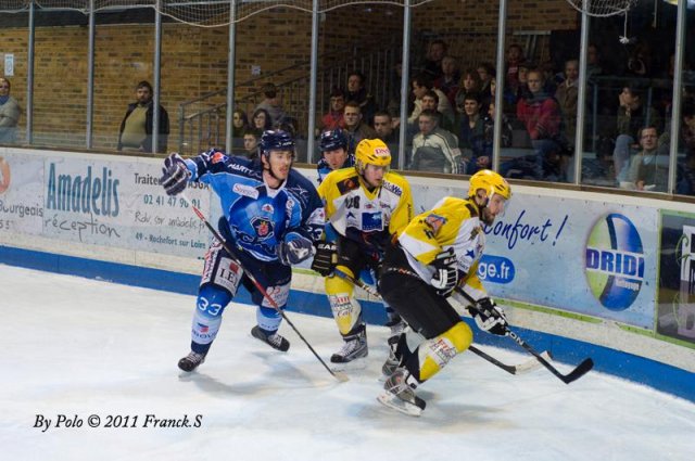 Photo hockey match Angers  - Strasbourg  le 15/01/2011