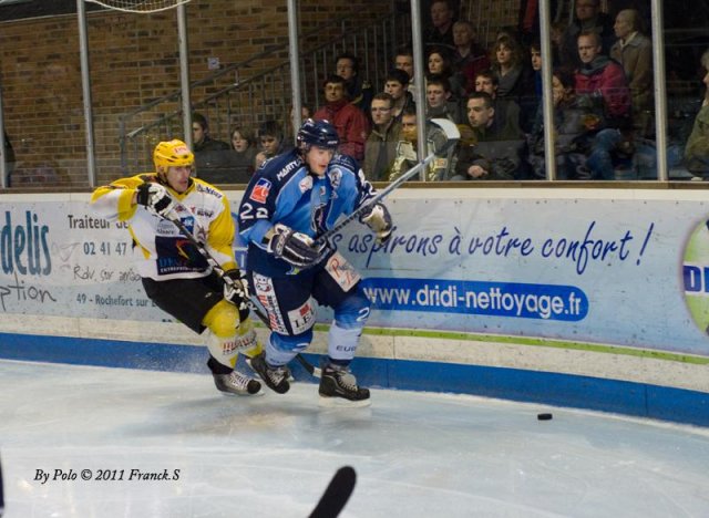 Photo hockey match Angers  - Strasbourg  le 15/01/2011