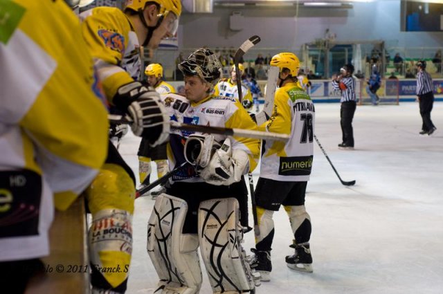 Photo hockey match Angers  - Strasbourg  le 15/01/2011