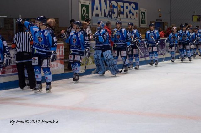 Photo hockey match Angers  - Strasbourg  le 15/01/2011