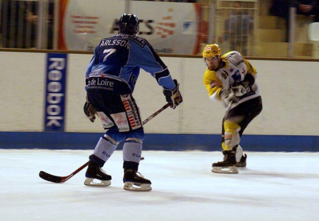 Photo hockey match Angers  - Strasbourg  le 15/01/2011