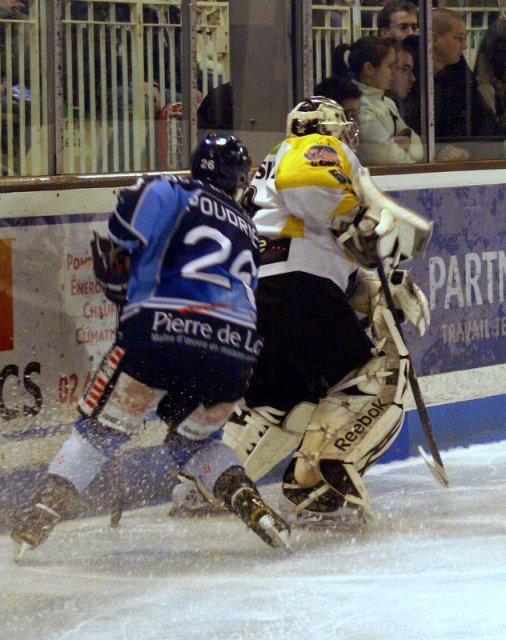Photo hockey match Angers  - Strasbourg  le 15/01/2011