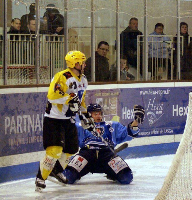 Photo hockey match Angers  - Strasbourg  le 15/01/2011