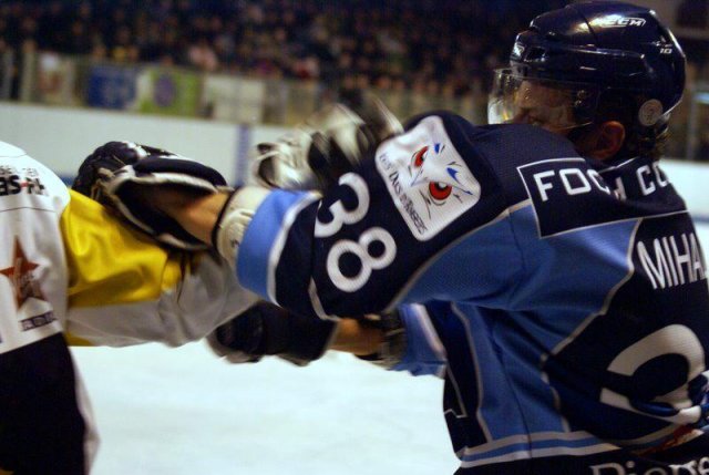 Photo hockey match Angers  - Strasbourg  le 15/01/2011
