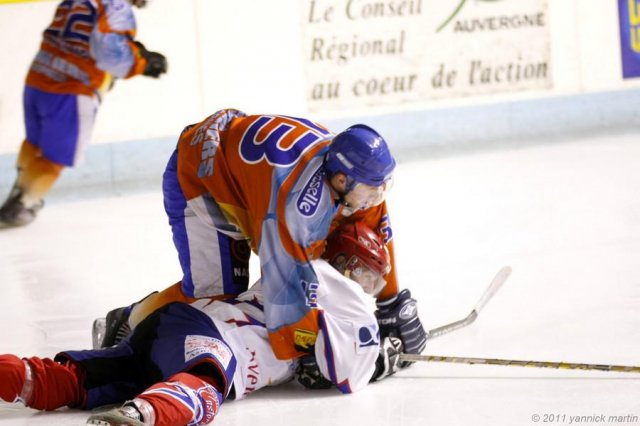 Photo hockey match Clermont-Ferrand - Asnières le 15/01/2011