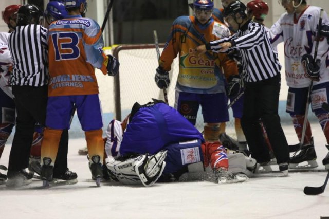 Photo hockey match Clermont-Ferrand - Asnières le 15/01/2011