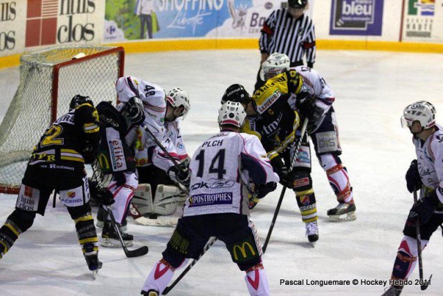 Photo hockey match Rouen - Epinal  le 18/01/2011