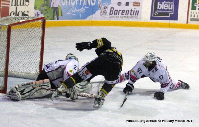 Photo hockey match Rouen - Epinal  le 18/01/2011