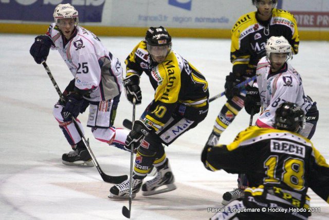 Photo hockey match Rouen - Epinal  le 18/01/2011