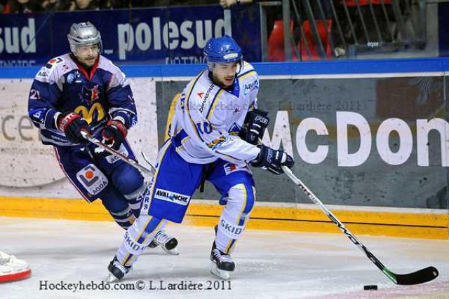 Photo hockey match Grenoble  - Villard-de-Lans le 22/01/2011