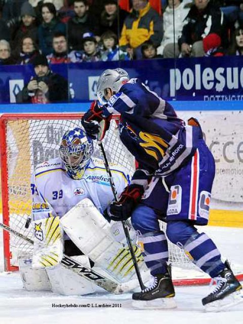 Photo hockey match Grenoble  - Villard-de-Lans le 22/01/2011