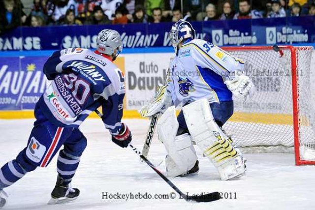 Photo hockey match Grenoble  - Villard-de-Lans le 22/01/2011