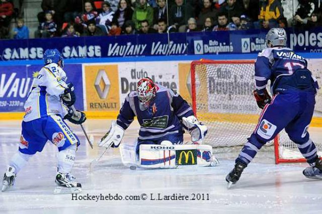 Photo hockey match Grenoble  - Villard-de-Lans le 22/01/2011