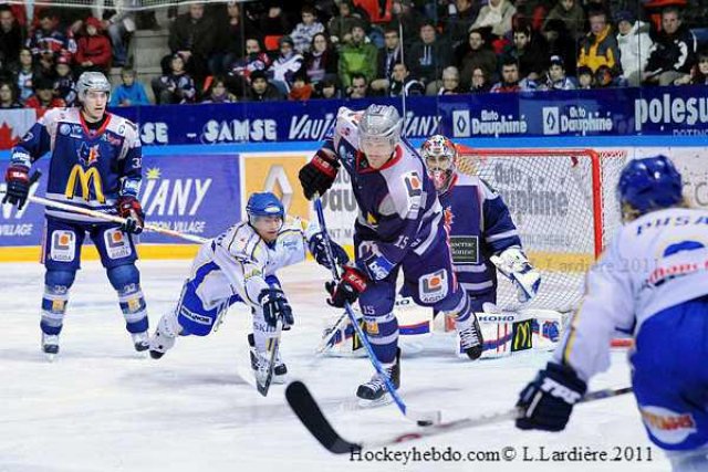 Photo hockey match Grenoble  - Villard-de-Lans le 22/01/2011