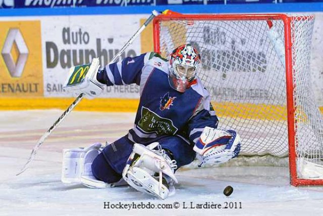 Photo hockey match Grenoble  - Villard-de-Lans le 22/01/2011