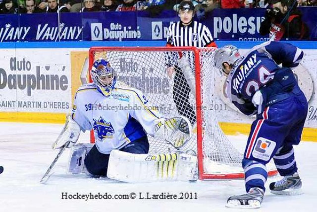 Photo hockey match Grenoble  - Villard-de-Lans le 22/01/2011