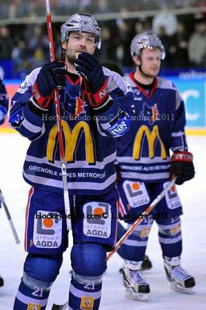 Photo hockey match Grenoble  - Villard-de-Lans le 22/01/2011