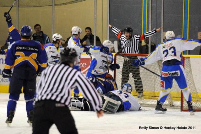 Photo hockey match Dijon  - Gap  le 22/01/2011