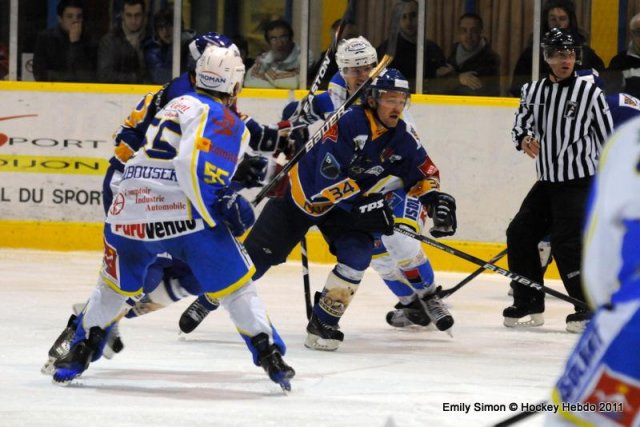 Photo hockey match Dijon  - Gap  le 22/01/2011