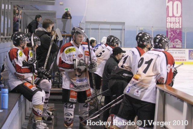 Photo hockey match Montpellier  - Bordeaux le 22/01/2011
