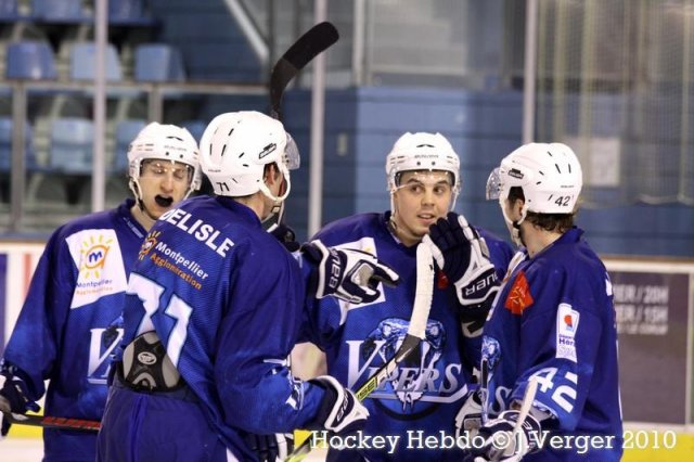 Photo hockey match Montpellier  - Bordeaux le 22/01/2011