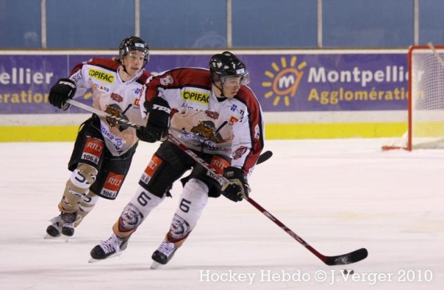 Photo hockey match Montpellier  - Bordeaux le 22/01/2011