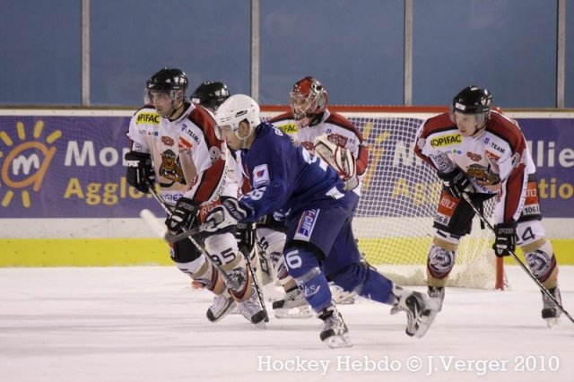 Photo hockey match Montpellier  - Bordeaux le 22/01/2011