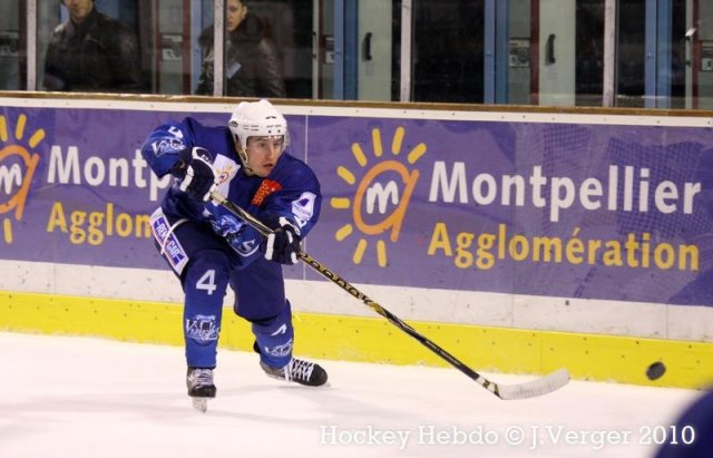 Photo hockey match Montpellier  - Bordeaux le 22/01/2011